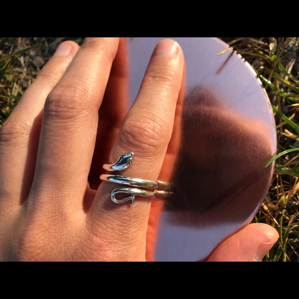 Sterling Silver Snake Ring